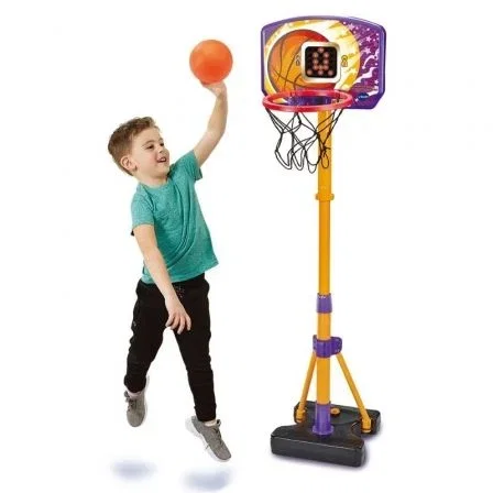 Vtech Canasta de Baloncesto con Pantalla Electrónica 80-571422-022, Ajustable de 1m a 1.40m para Niños Vtech Canasta de Baloncesto con Pantalla Electrónica 80-571422-022, Ajustable de 1m a 1.40m para Niños